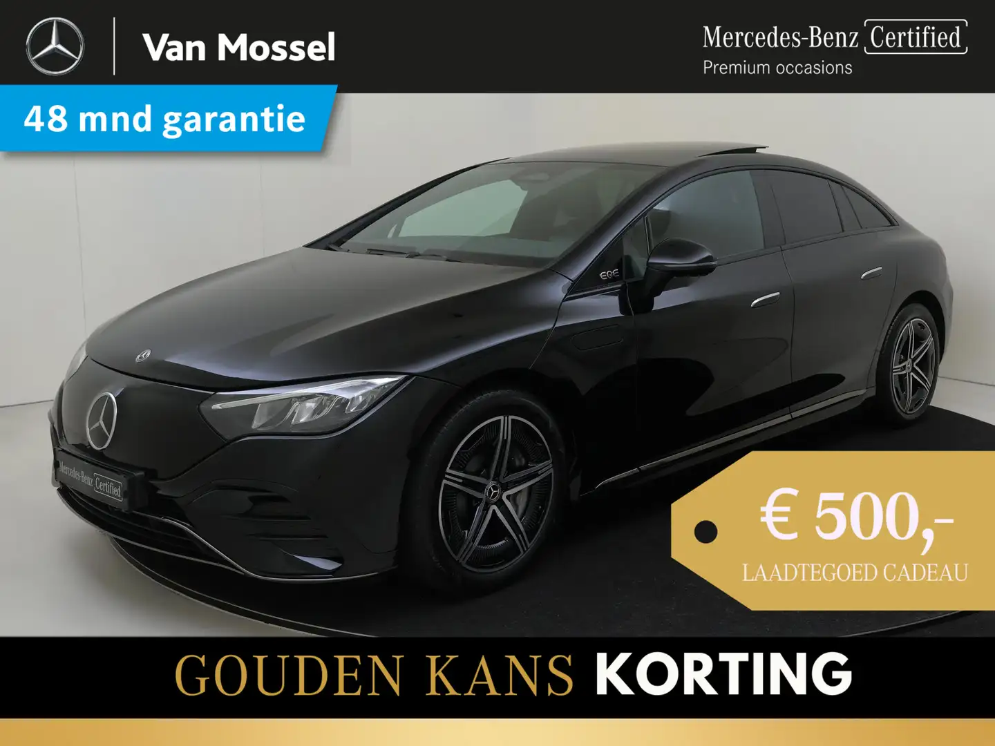 Mercedes-Benz EQE 300 AMG Line 89 kWh Panorama-Schuifdak / Memory Seats Noir - 1