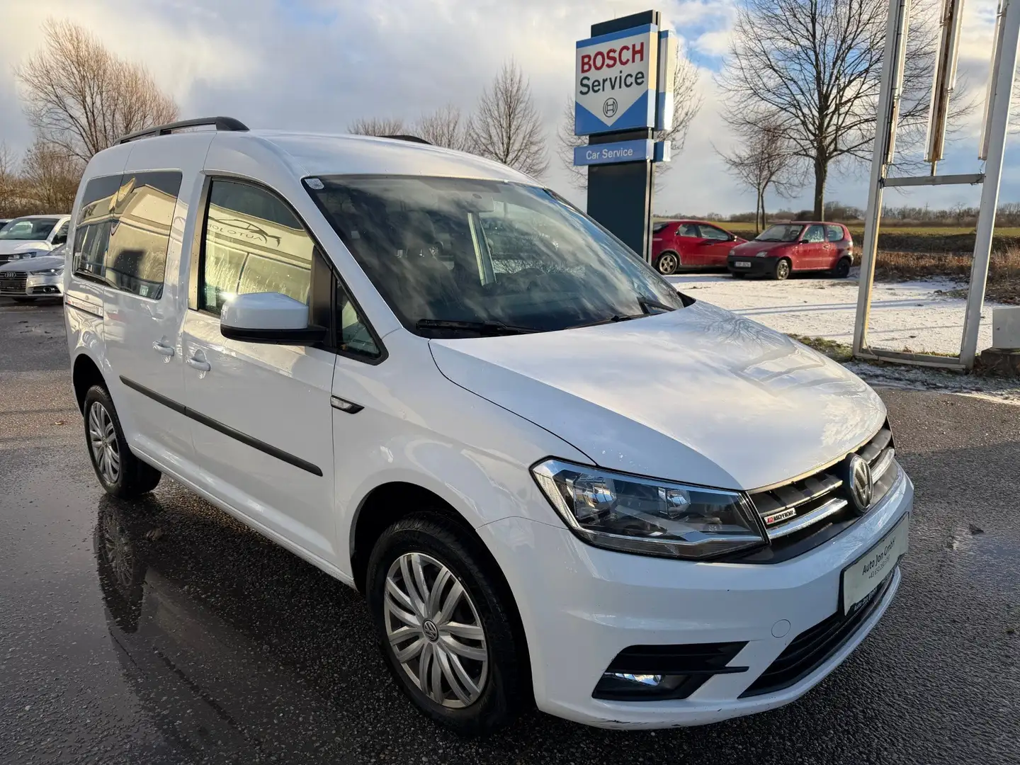 Volkswagen Caddy 2,0l BMT 4Motion*TOP Zustand*1Besitz*MwSt*Klima* Weiß - 2