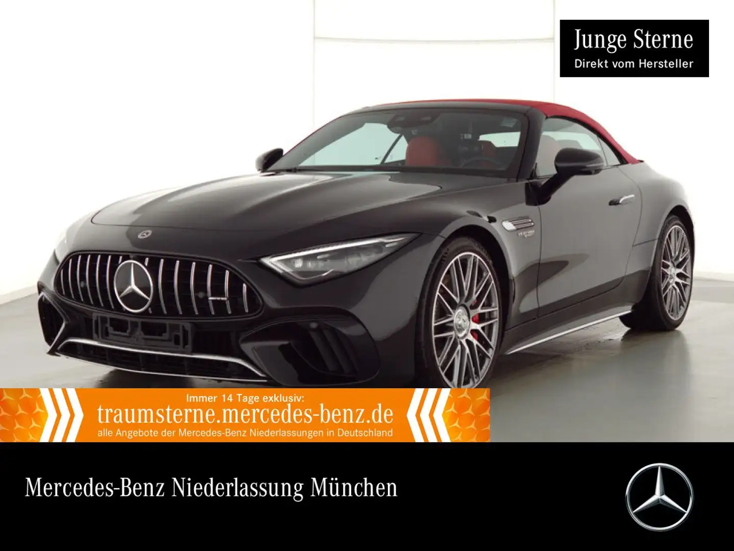Mercedes-Benz SL 600 SL 55 AMG Cab. 4M Fahrass WideScreen Burmester HUD Negru - 1