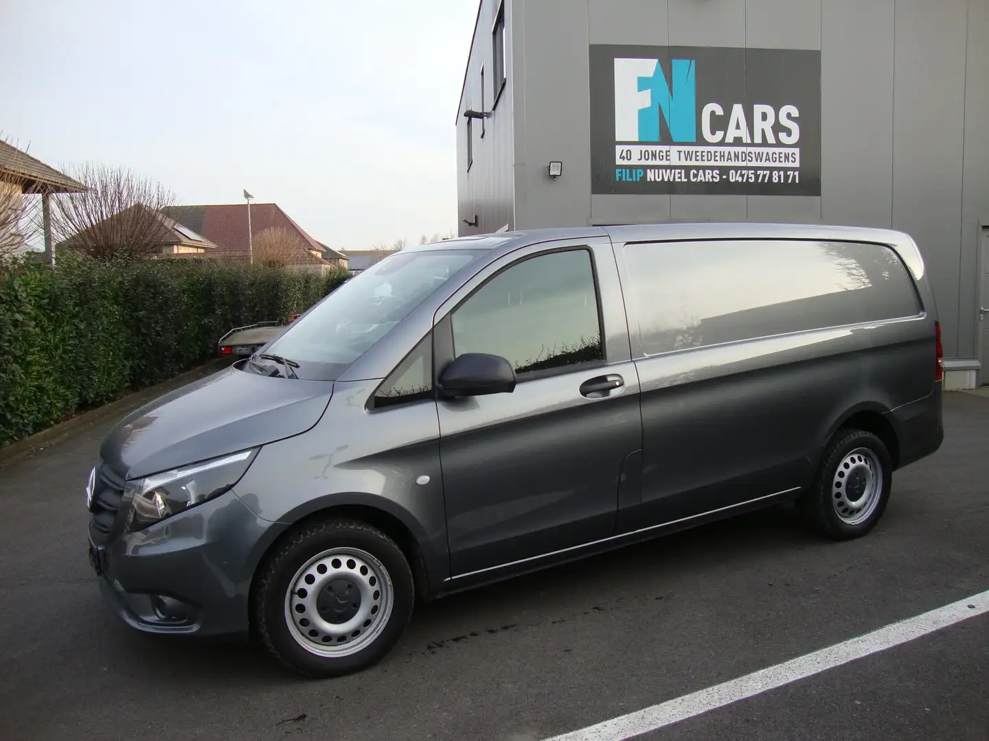 Mercedes-Benz Vito 114cdi, aut, L2, veel opties, 2 pl, gps, btw in Grijs - 1