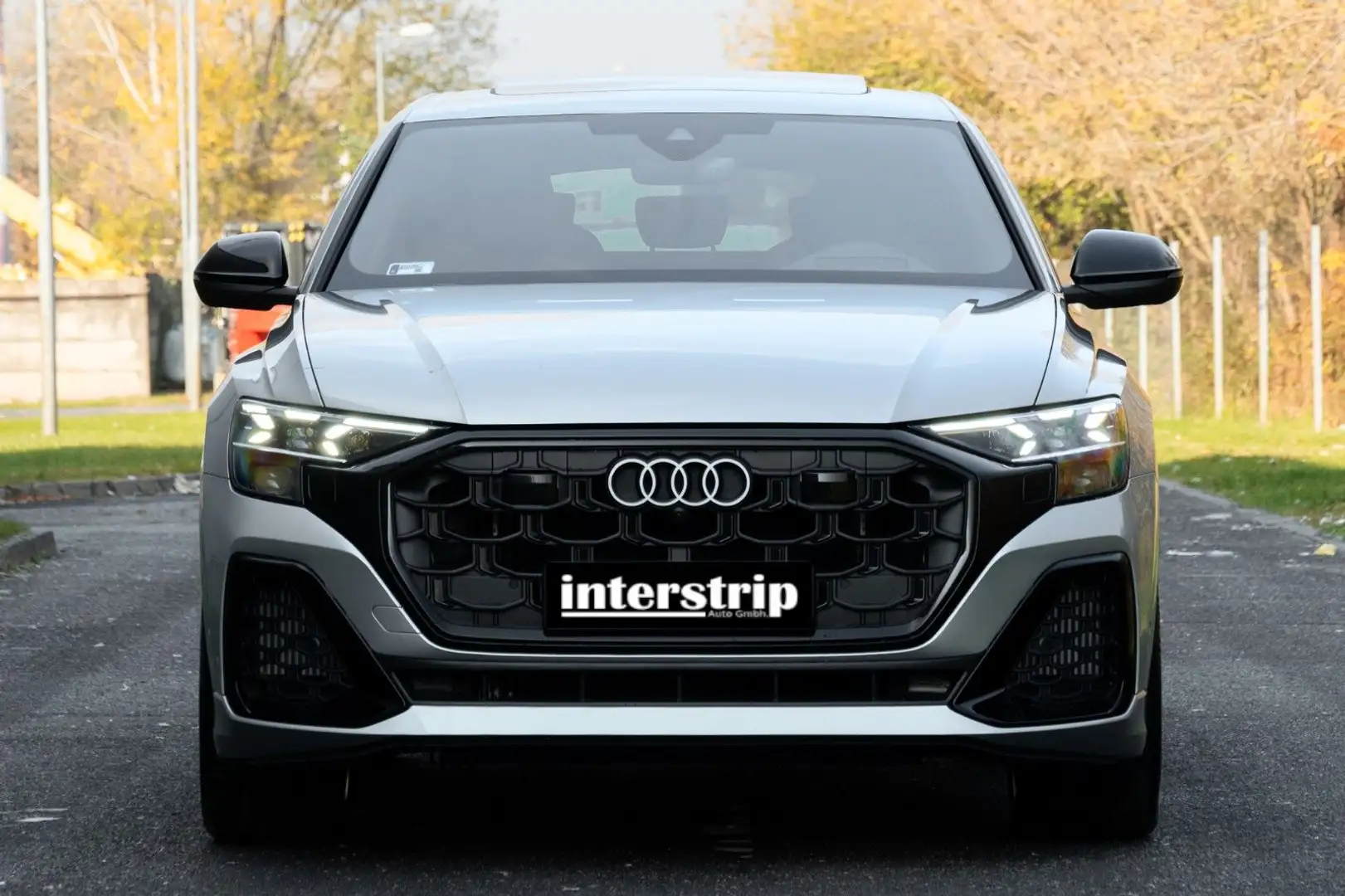 Audi Q8 60 TFSIe SLINE.MATRIX.LUFTF.PANO.HUD.LHZ.AHK Silber - 2