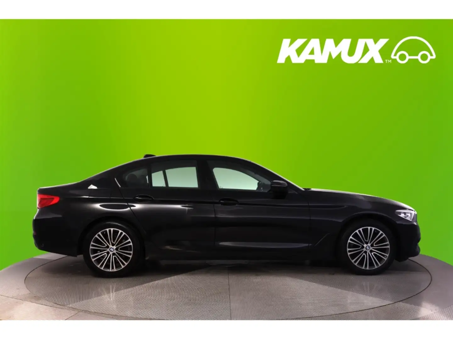 BMW 520 d Steptronic Sport Line+LED+NAVI+VIRTUAL+PDC Schwarz - 2