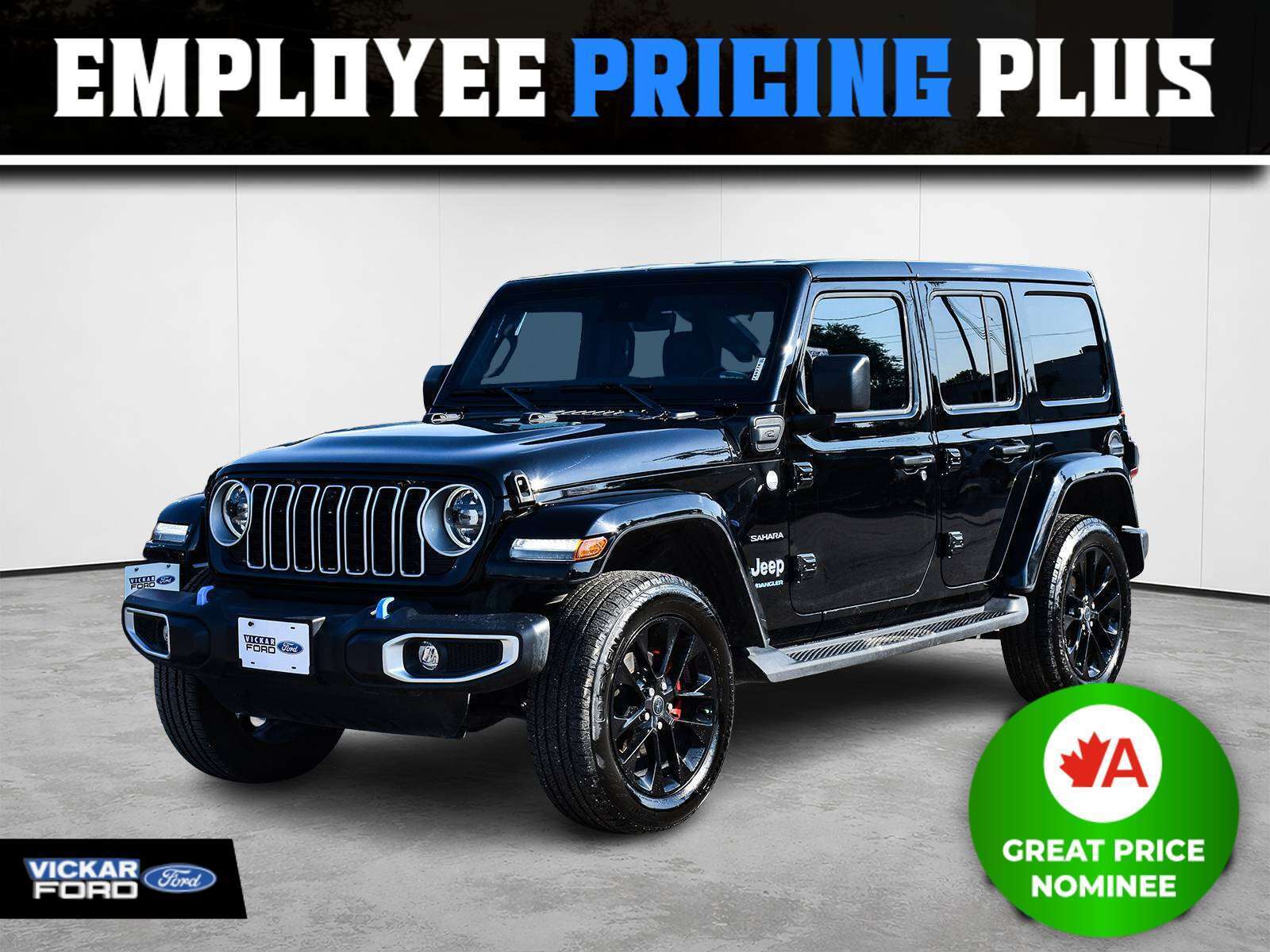 Black 2024 Jeep Wrangler 4xe SUV / Crossover Four-Wheel Drive 8-Speed Automatic