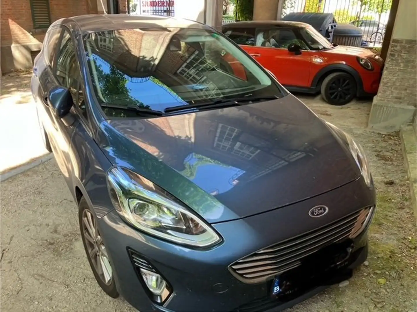 Ford Fiesta Fiesta 1.0 EcoBoost Titanium (EU6.2) Bleu - 1