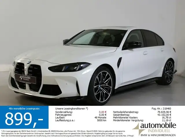 Bmw M3 Competition ACC Park+ H&K HuD NP112030. €