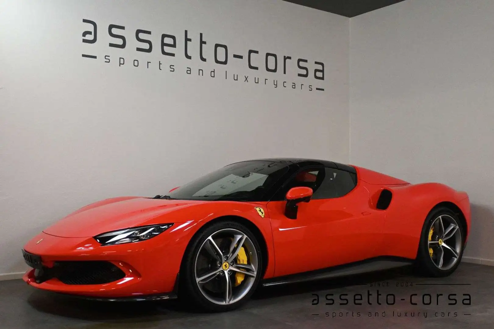 Ferrari 296 GTS*Carbon*Lift*Racing Seats*Neuwertig Rood - 1