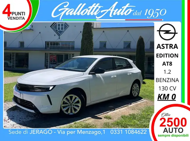 Opel Astra Edition s&s benzina 130cv at8 - SENZA VINCOLI DI