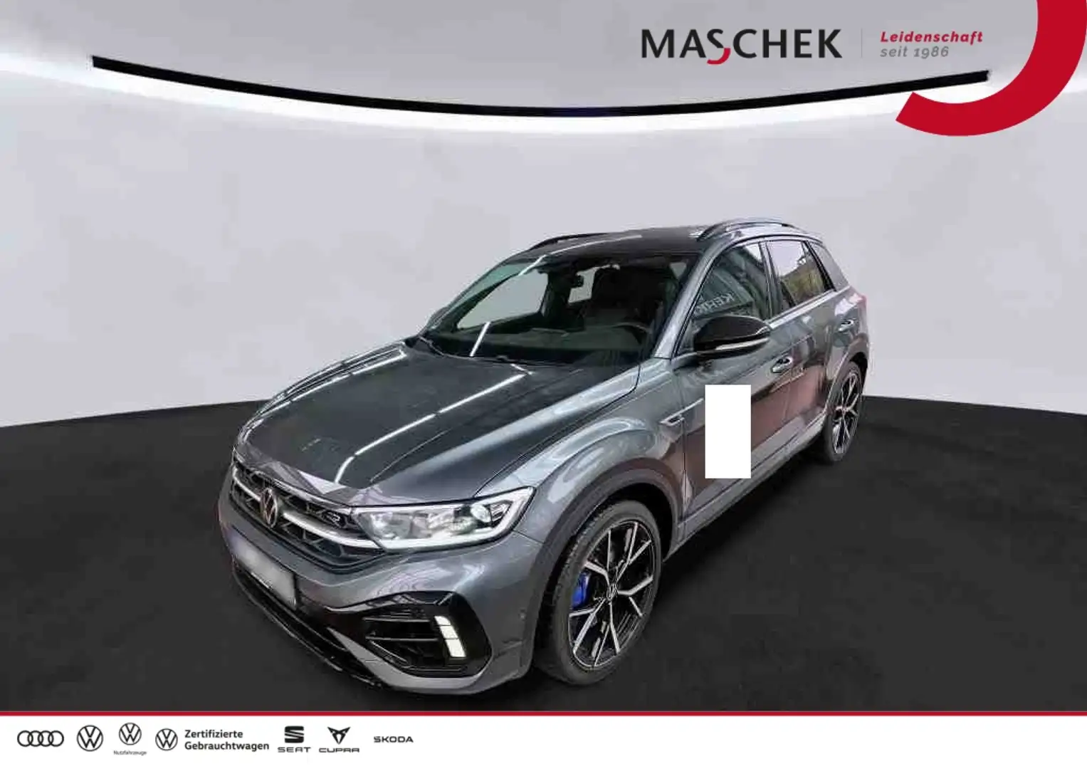 Volkswagen T-Roc R *AKRAPOVIC* Pano AHK IQ.Light RearCam Grau - 1