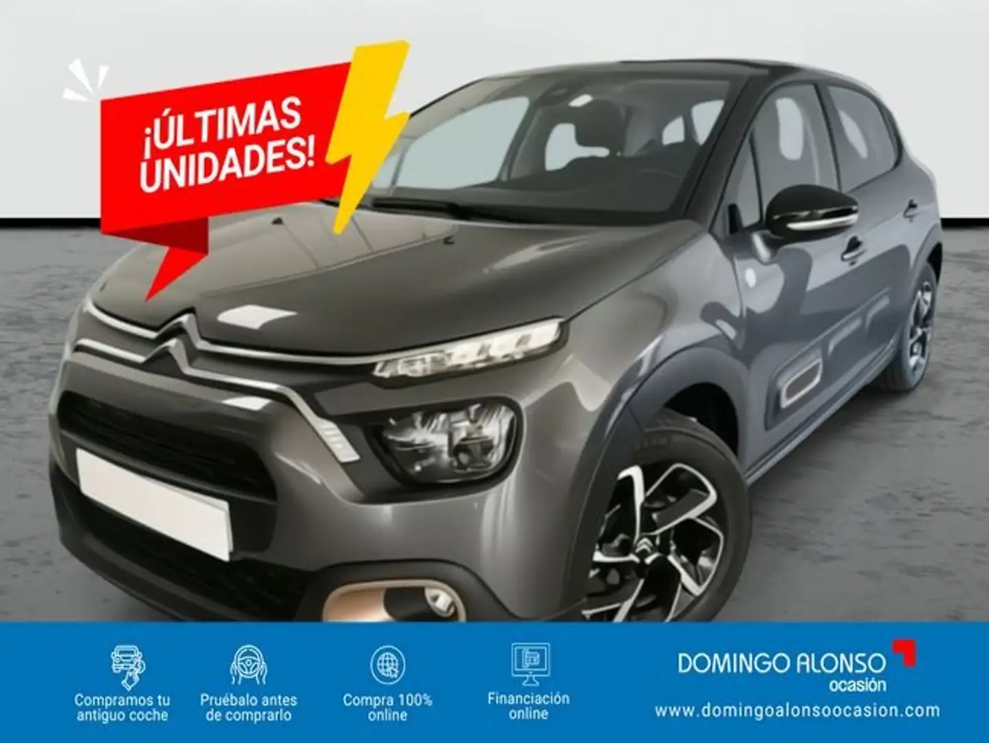 Citroen C3 PureTech 60KW (83CV) C-Series Gris - 1