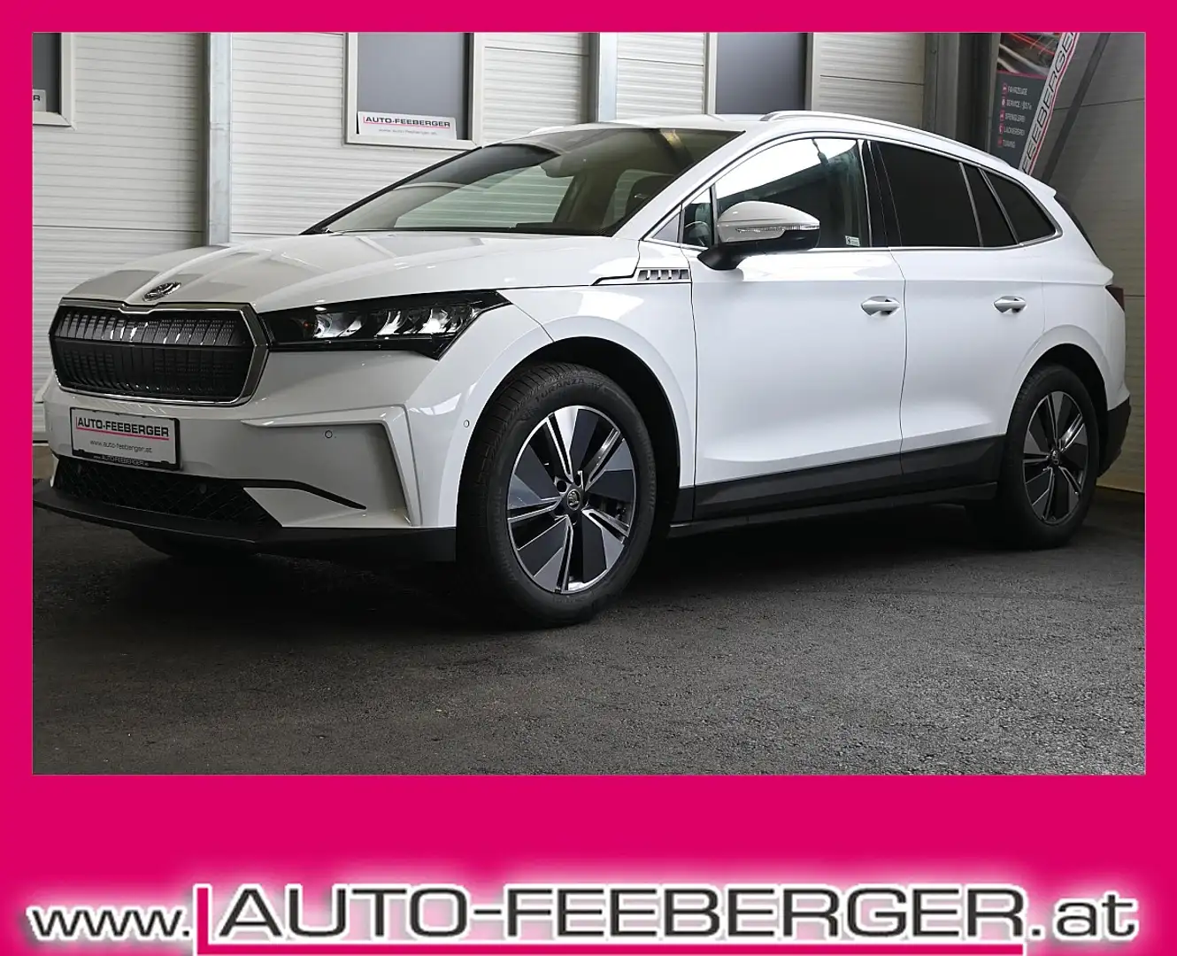 Skoda Enyaq iV 80 82kWh Loft,LED,ACC,Navi,Kessy,Parkpilot,W... Weiß - 1