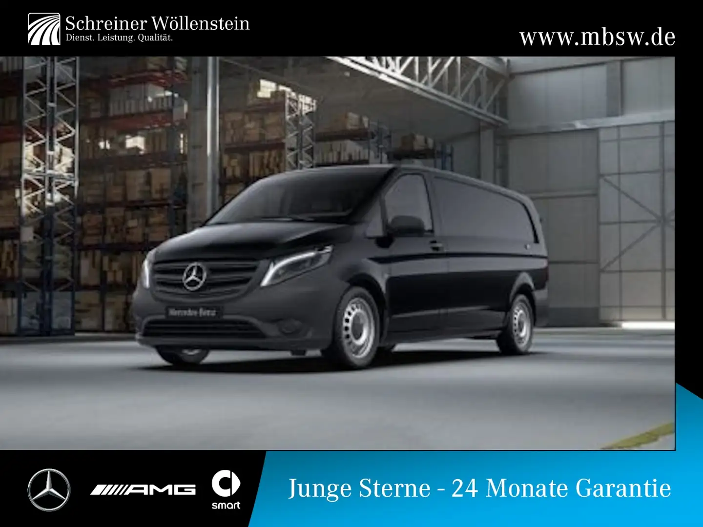 Mercedes-Benz Vito 116 CDI *Navi*RKam*DAB*Shz*Klima*LED Noir - 1