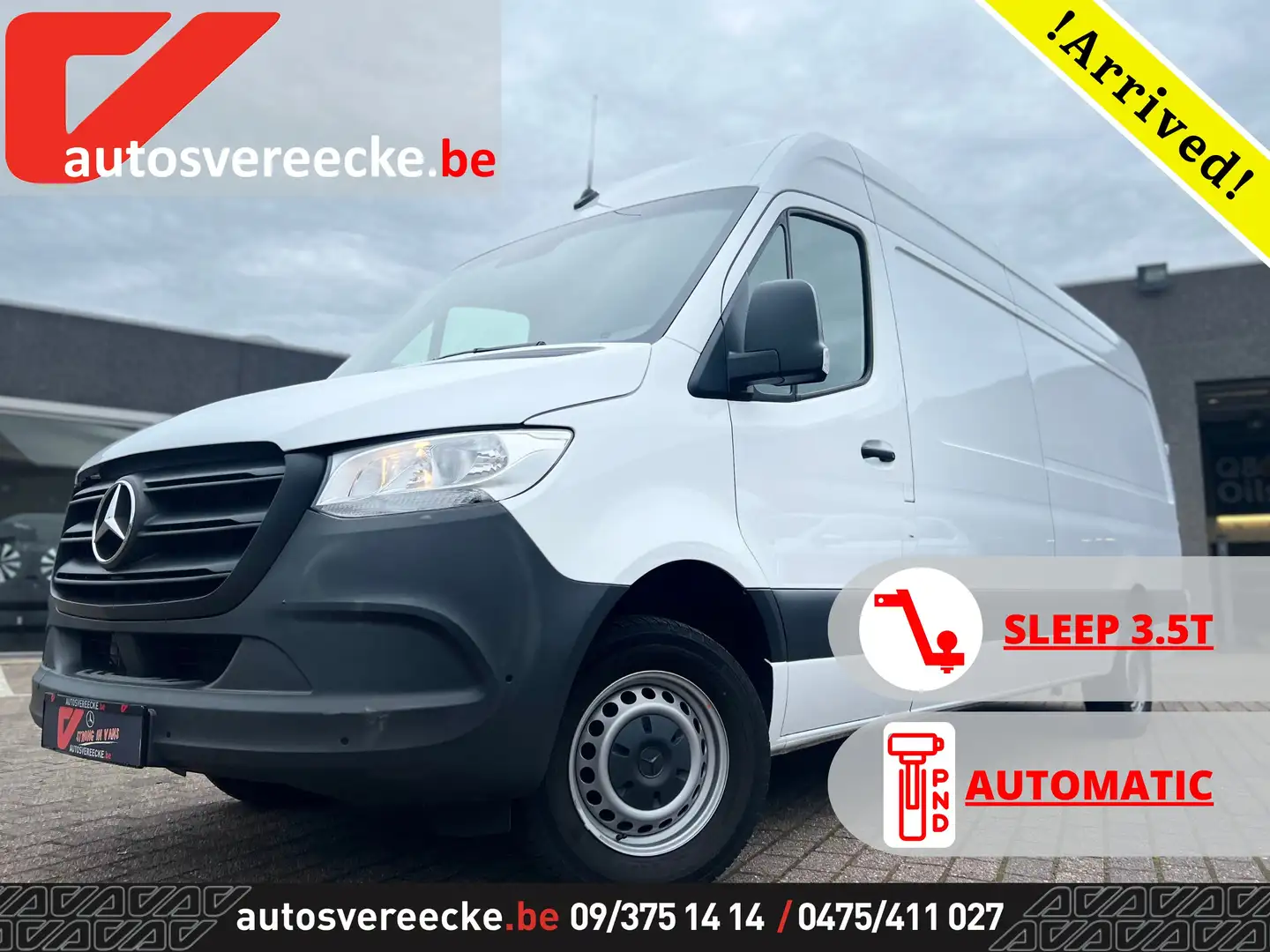 Mercedes-Benz Sprinter 317 L3H2 (38.750ex) 3.5T SLEEP|CARPLAY|CAMERA|PTS Wit - 1