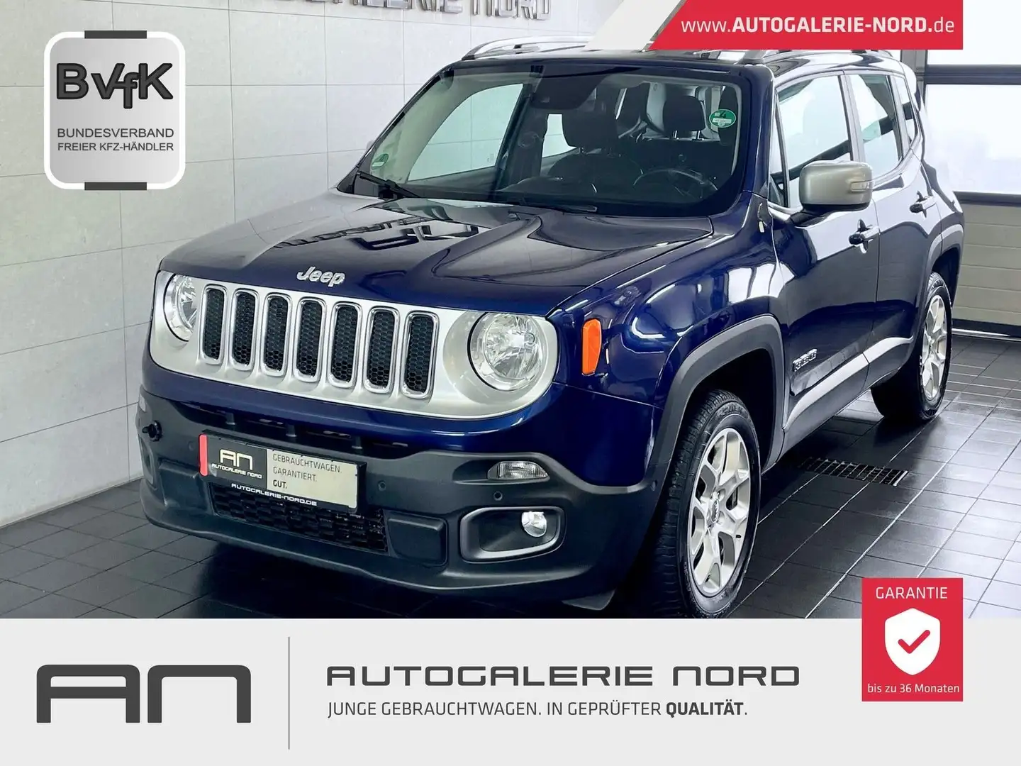 Jeep Renegade Limited 4WD Navi+ACC+Beats+AHK Blau - 1