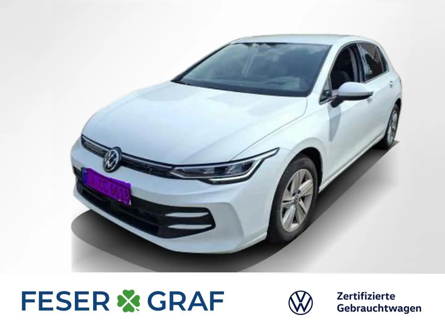 Volkswagen Golf 8 Life 1.5 TSI Navi HUD LED SiHz Bianco - 1
