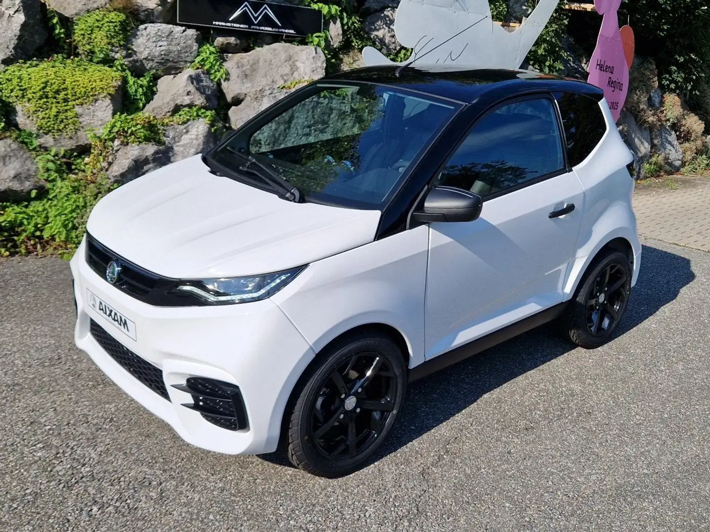 Aixam City Ambition E5+ Sport mit schwarzem Dach Weiß - 1