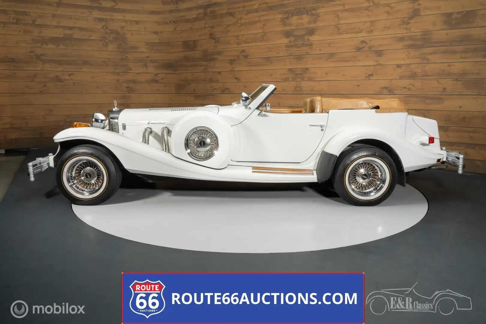Oldtimer Excalibur Phaeton Series 4 Cabriolet Bianco - 2
