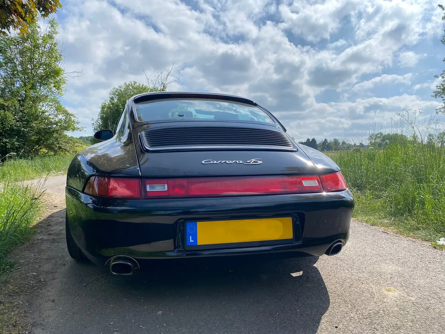 Porsche 993 Carrera 4S *** DE / Original / 286PS Zwart - 2