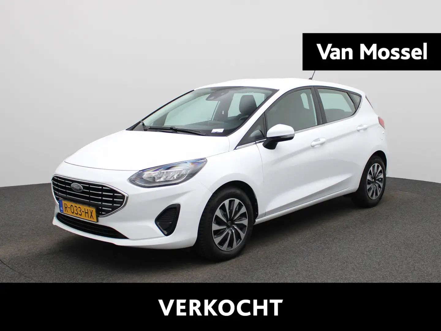 Ford Fiesta 1.0 EcoBoost Hybrid Titanium navigatie - climate c Blanc - 1