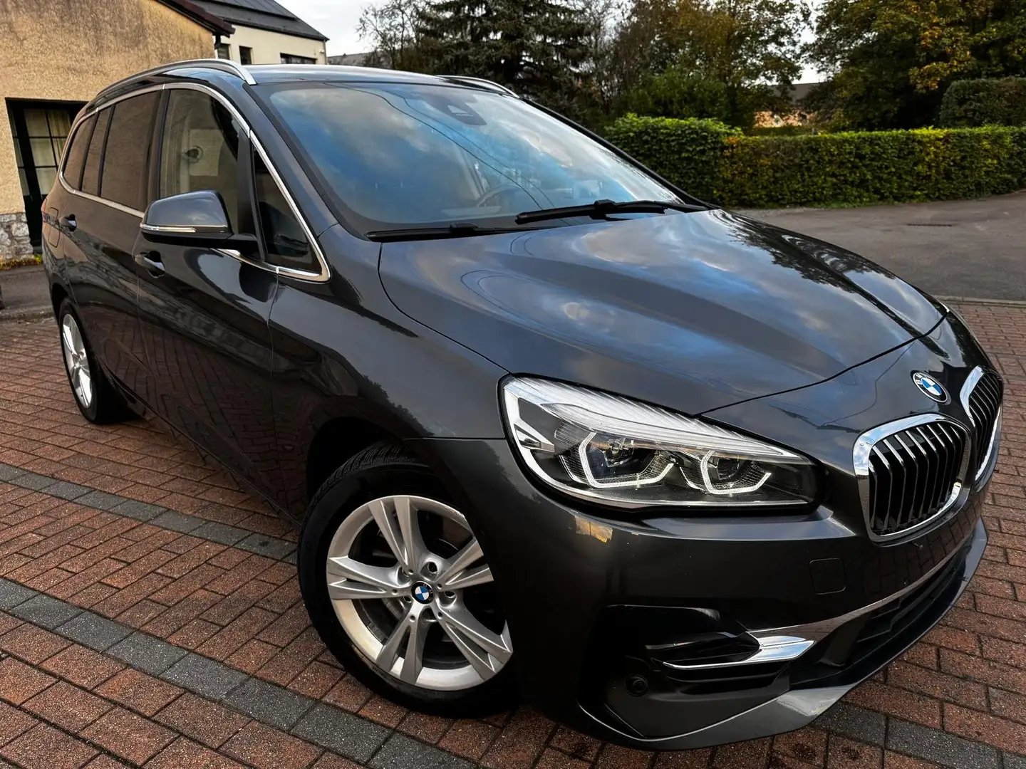 BMW 218 Gran Tourer luxury line/boite auto/garantie 12mois Gris - 1