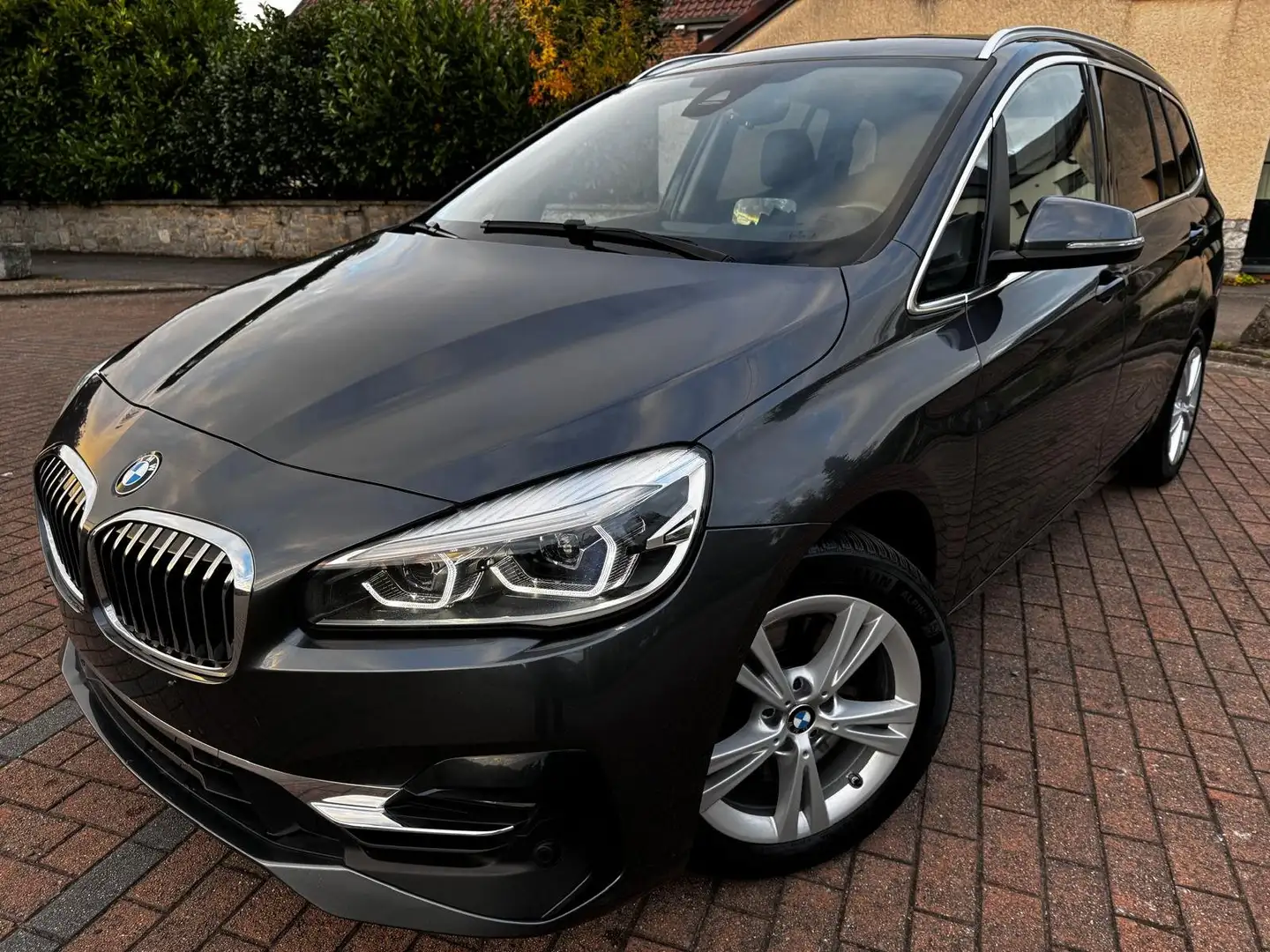 BMW 218 Gran Tourer luxury line/boite auto/garantie 12mois Gris - 2
