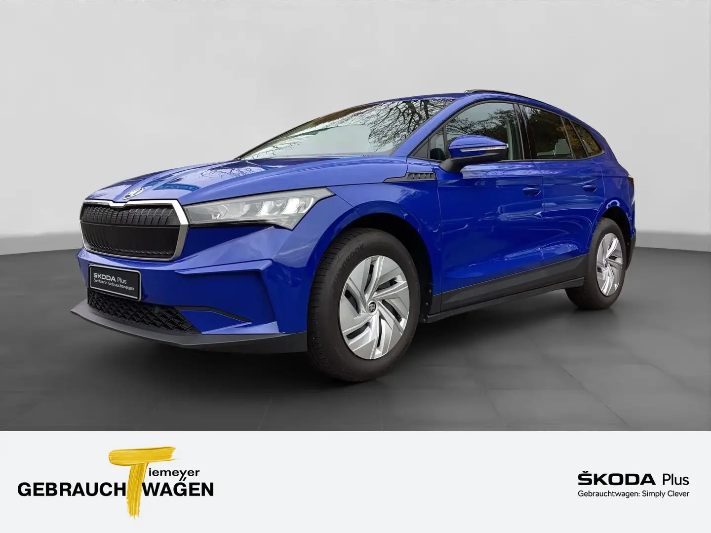 Skoda Enyaq 50 iV LOFT TEILLEDER NAVI SITZHZG Blau - 1