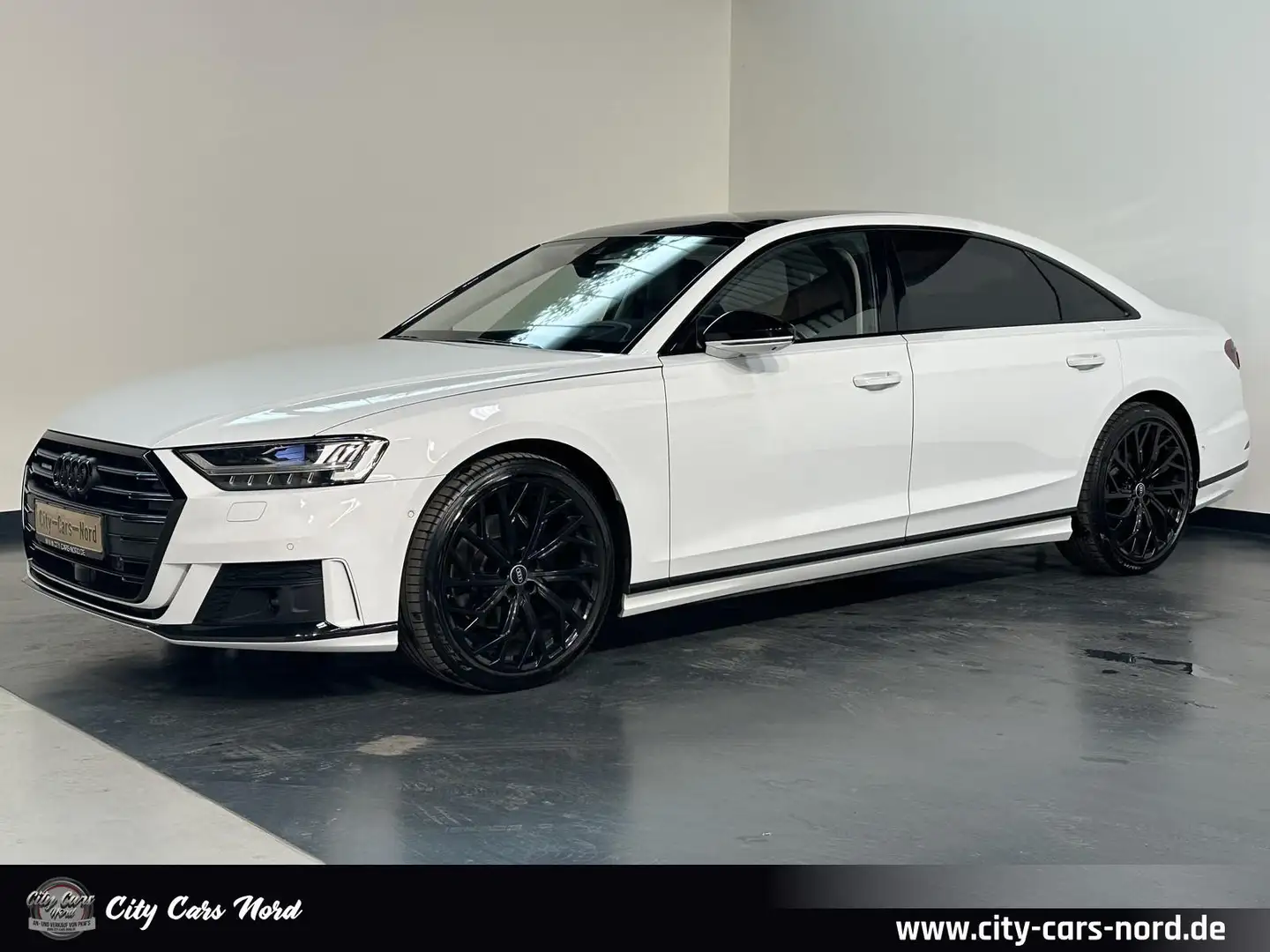 Audi A8 L 50 TDI quattro STD.HZ+MATRIX+360°+PANO+B&O Weiß - 1