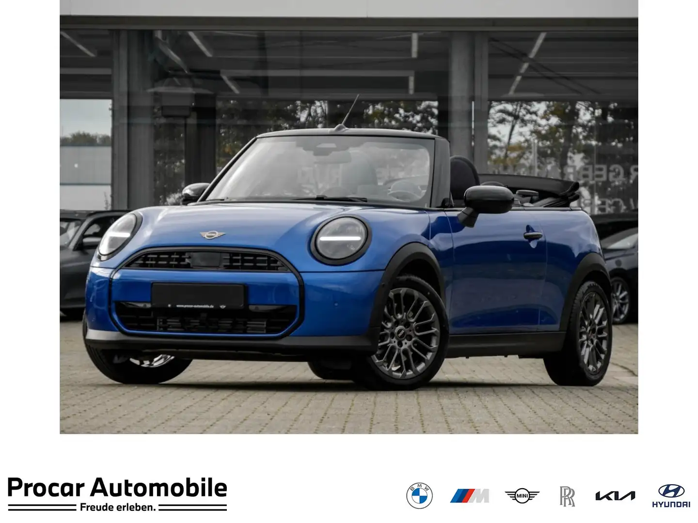 MINI Cooper C Cabrio Cooper C CLASSIC TRIM+HuD+DA+LED+17" Bleu - 1