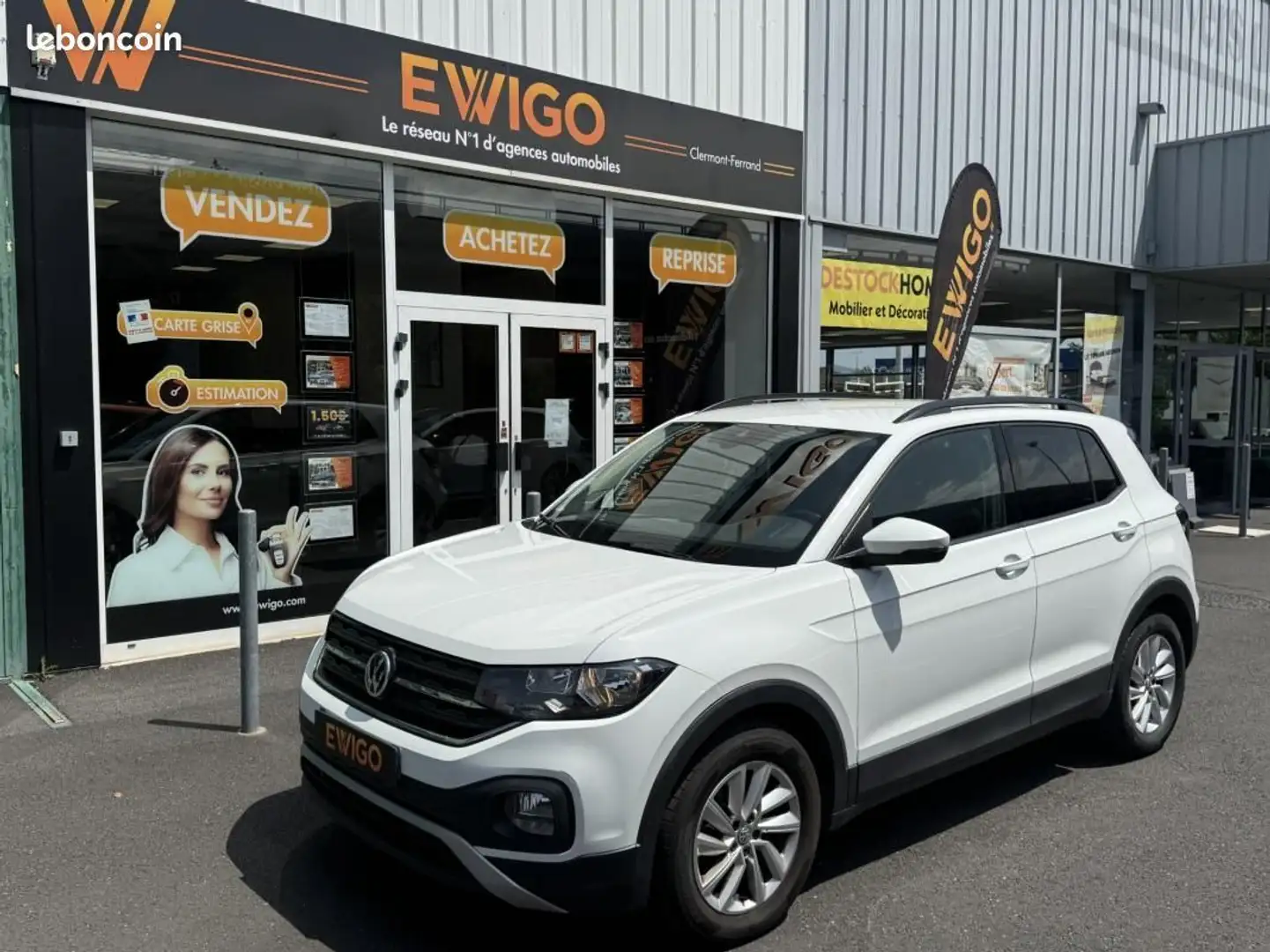 Volkswagen T-Cross 1.6 TDI 95 LOUNGE BUSINESS- RADAR AVANT-AR Weiß - 1