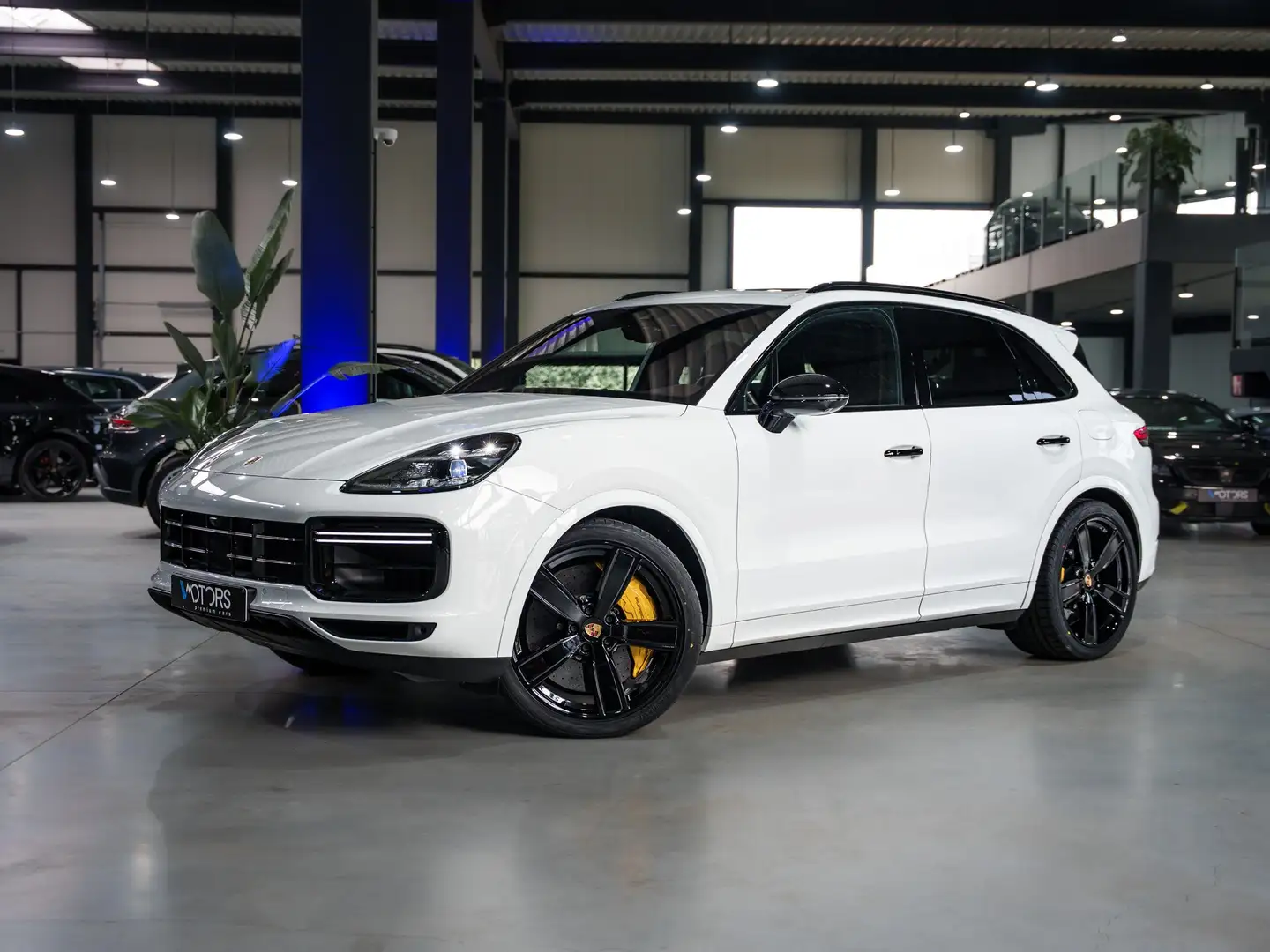 Porsche Cayenne Turbo S 4.0 V8 PHEV - ACC - pano - sportuitlaat Blanc - 1