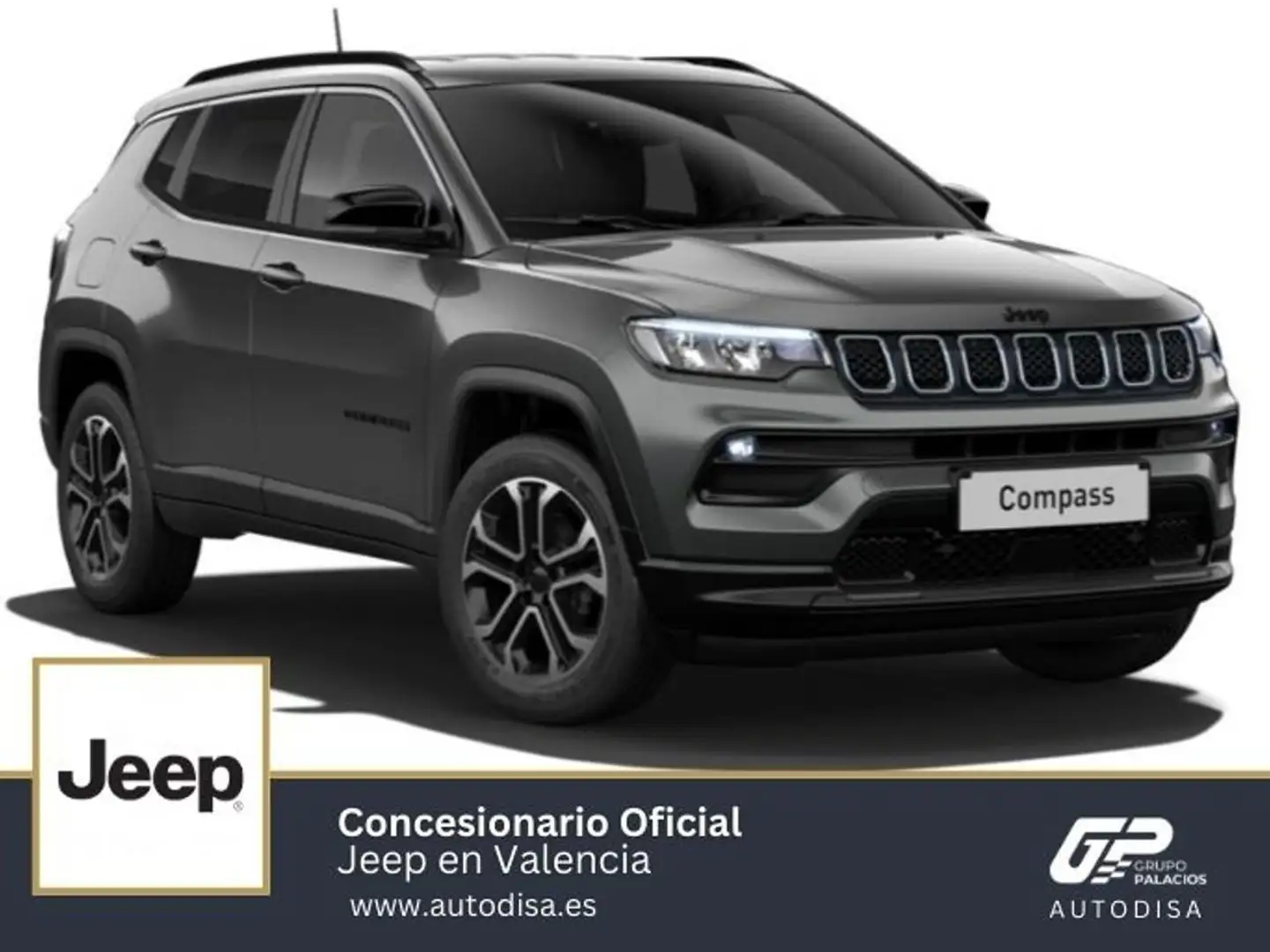 Jeep Compass 1.3 PHEV Upland EAWD Aut. 240 Gris - 1