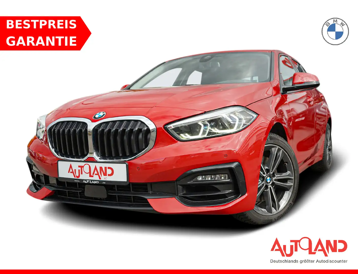 BMW 118 118i LED Virtual Cockpit Sitzheizung Tempomat Rot - 1