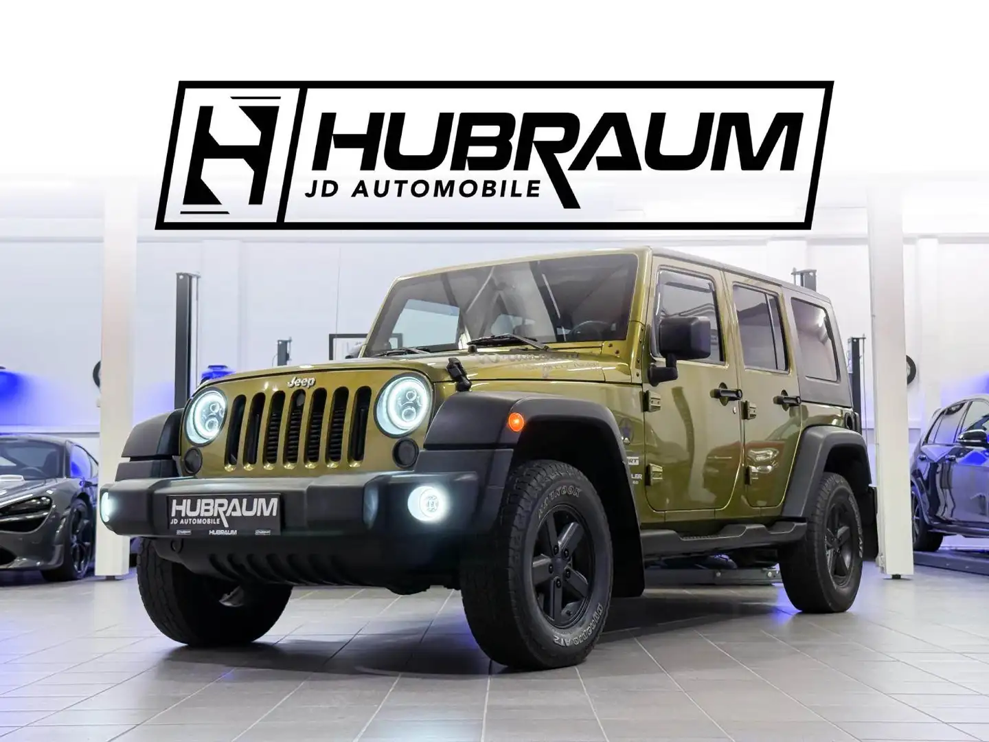 Jeep Wrangler Unlimited Sport Plus 2,8 CRD AHK Automatik BL 4x4 Grün - 1