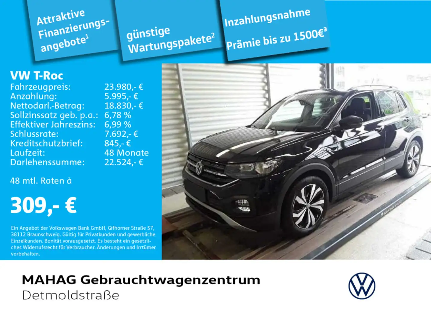 Volkswagen T-Roc T-ROC 2.0 TDI LIFE Navi LED DigitalCockpit ParkA Grau - 1