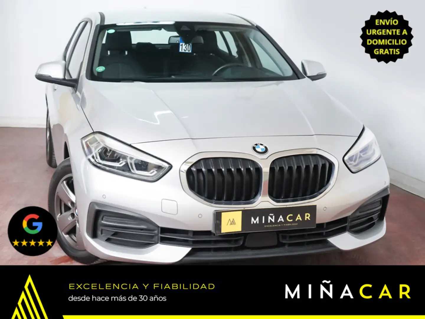BMW BMW Serie 1 Berlina  Automático de 5 Puertas Gris - 1
