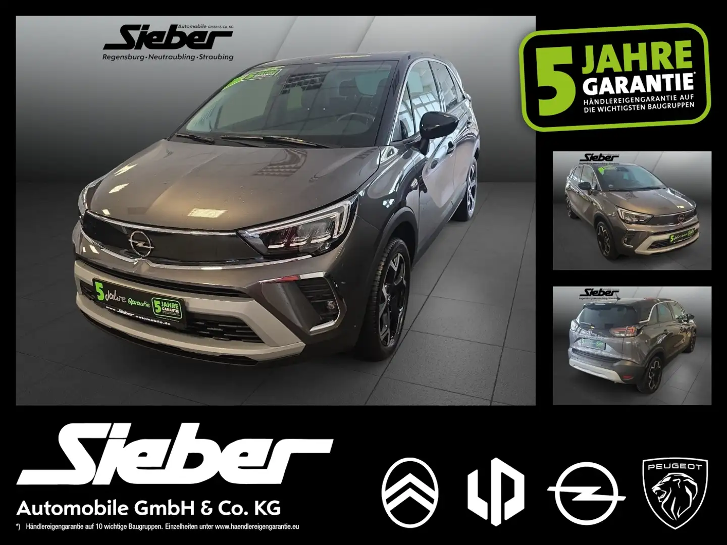 Opel Crossland 1.2 Turbo *Sitzheizung*Rückfahrkamera* Grau - 1