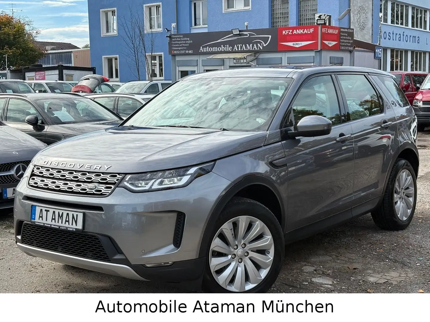Land Rover Discovery Sport S AWD, Leder, LED, Pano, 7-Sitze Grau - 1