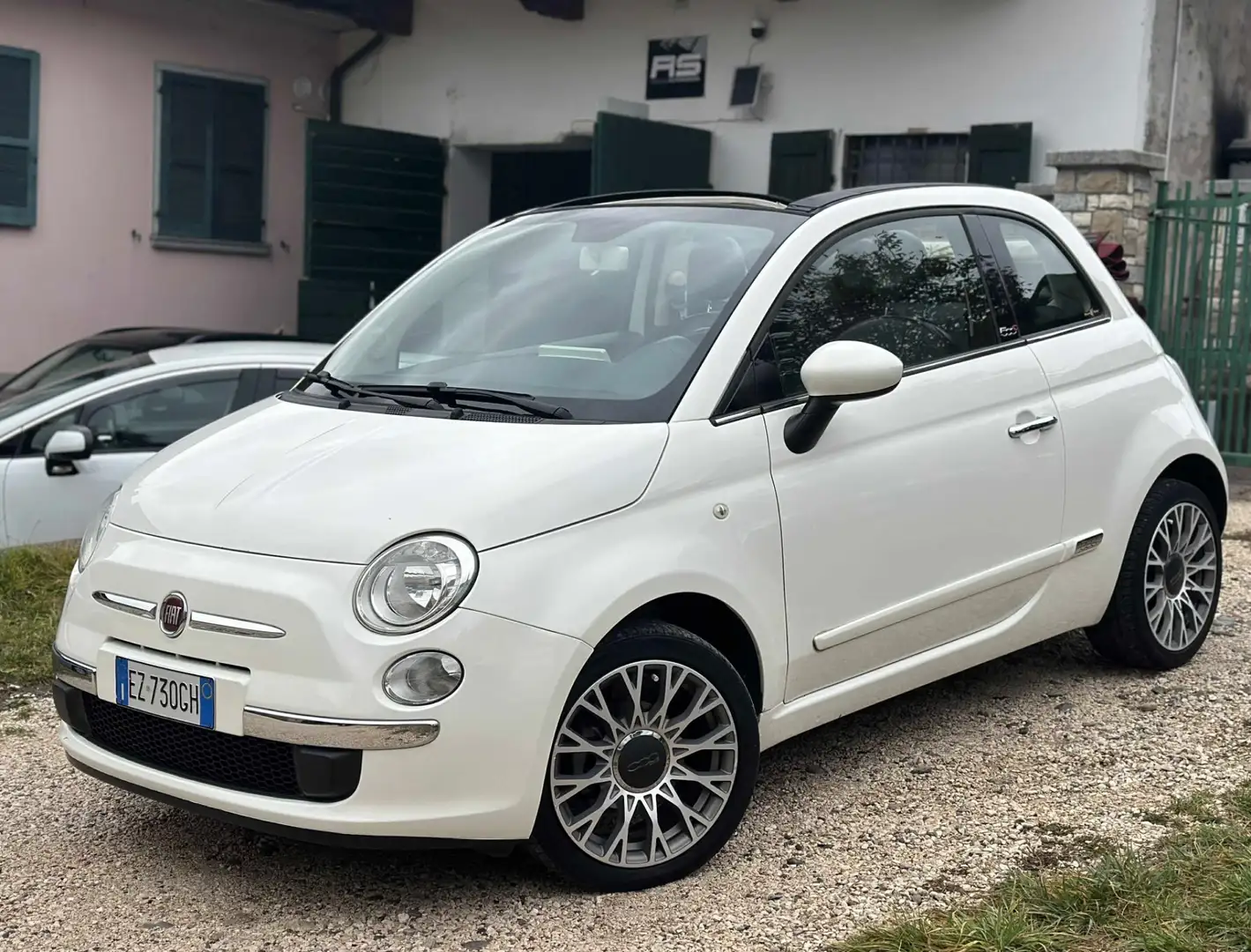 Fiat 500 500 C 1.2 Lounge Blanc - 1