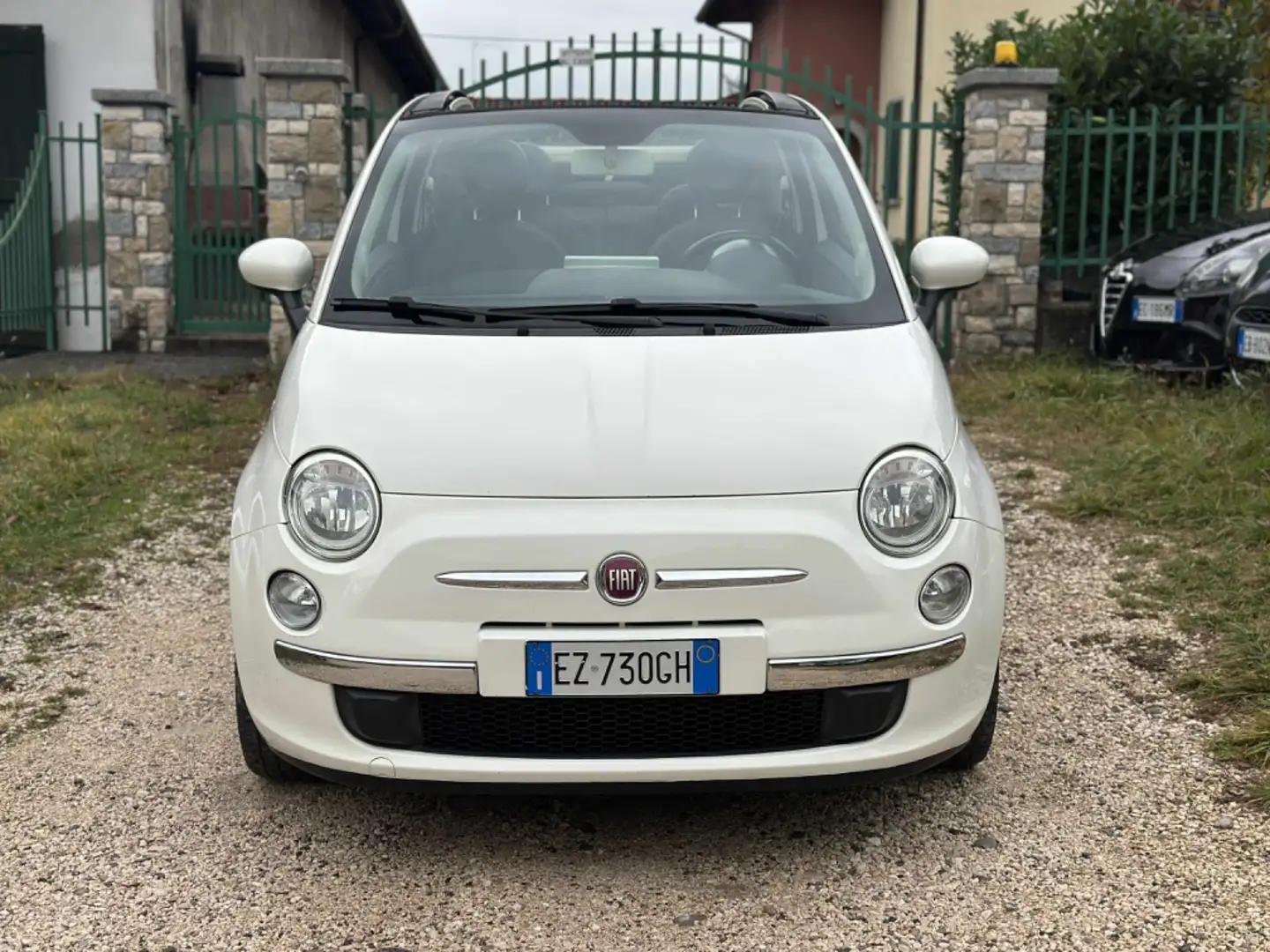 Fiat 500 500 C 1.2 Lounge Blanc - 2