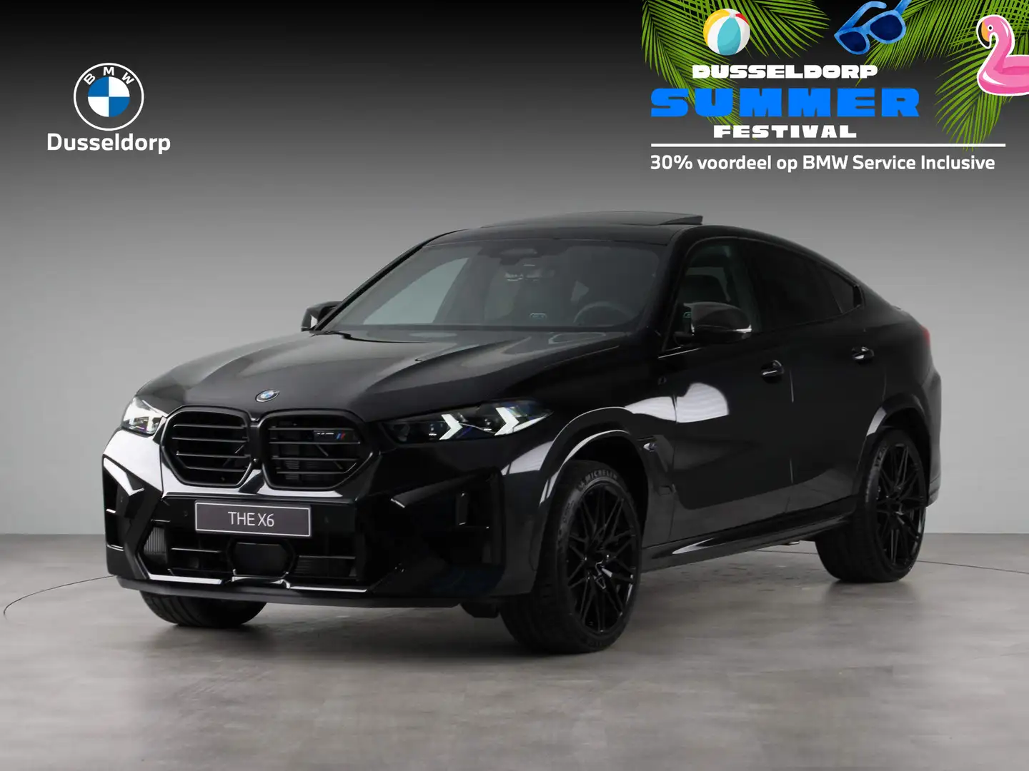 BMW X6 M X6M Competition Noir - 1
