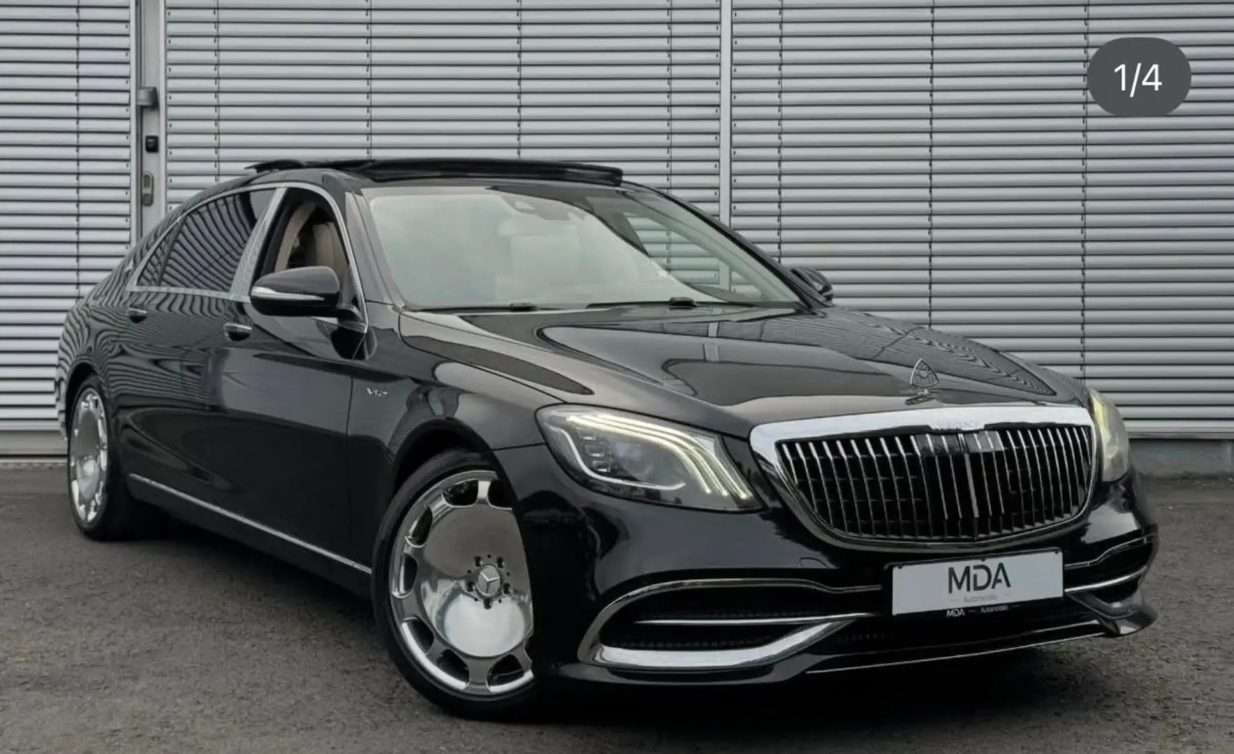 Mercedes-Benz S 500 S500 V8 Maybach FIRST-HIGH CLASS FOND/TV/BURMEST Schwarz - 1