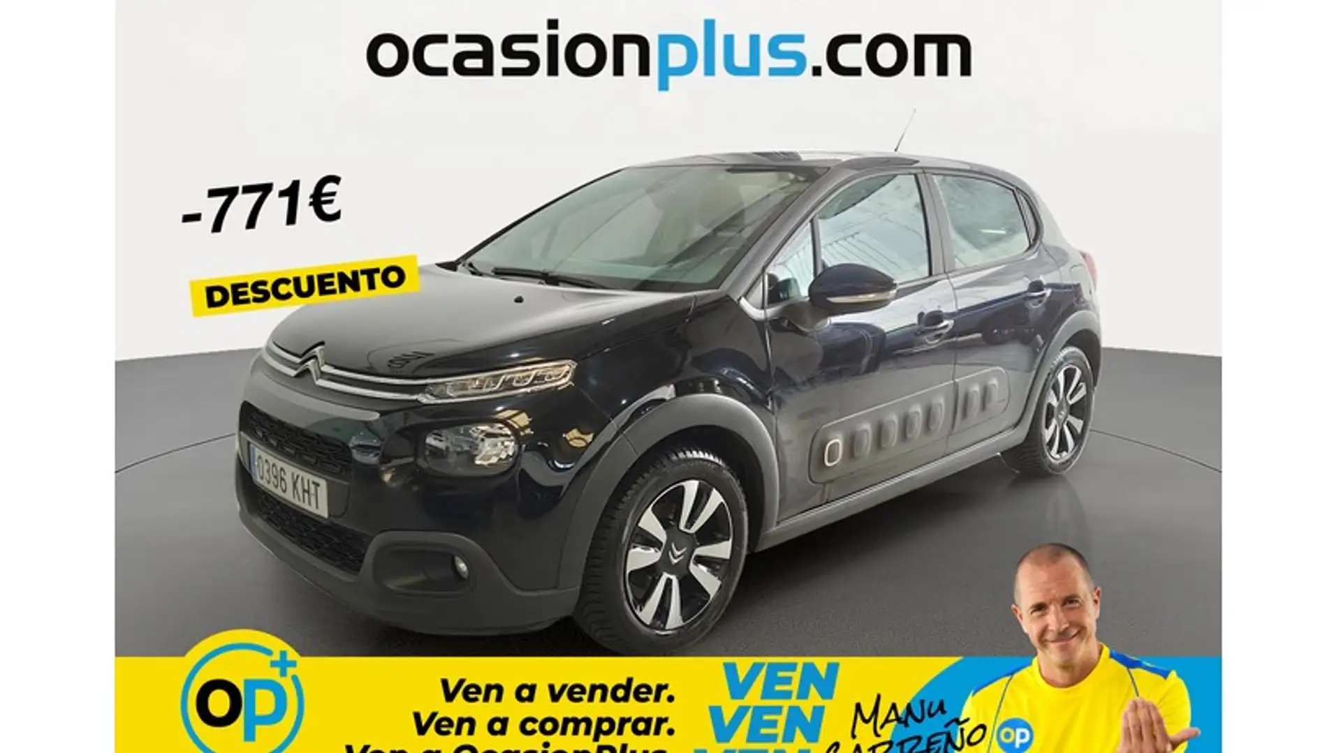 Citroen C3 1.2 PureTech S&S Feel 83 Negro - 1