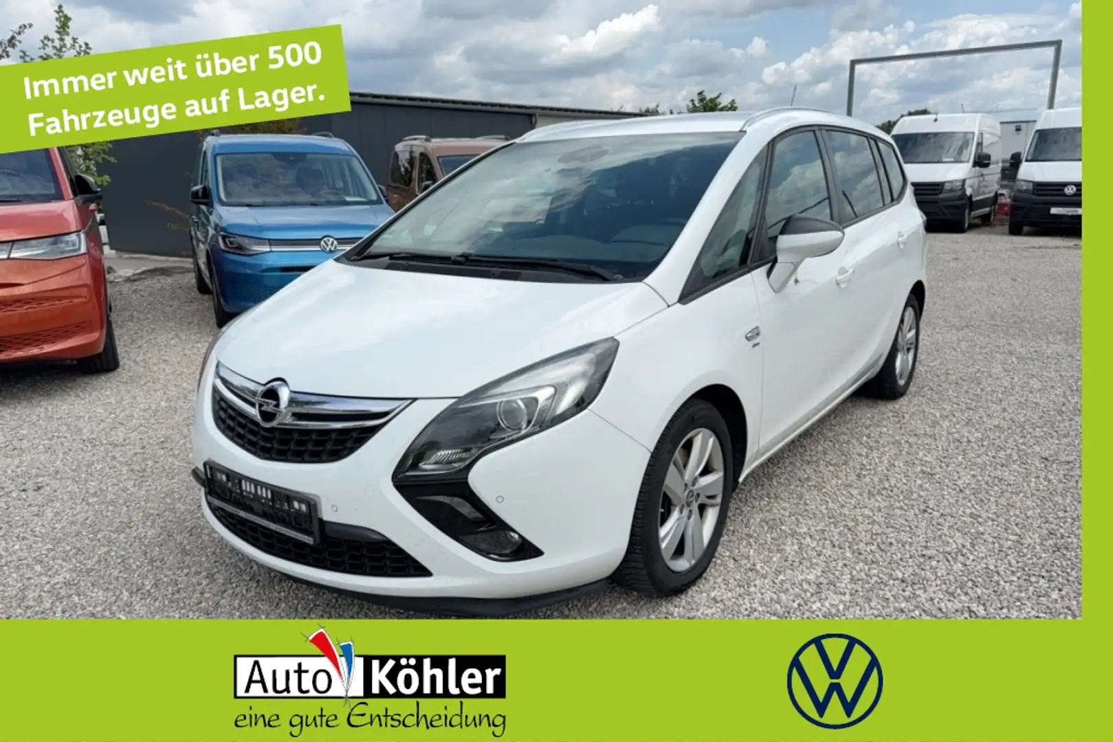 Opel Zafira Tourer 2.0 CDTI nur für Gewerbe und Export Drive Weiß - 1