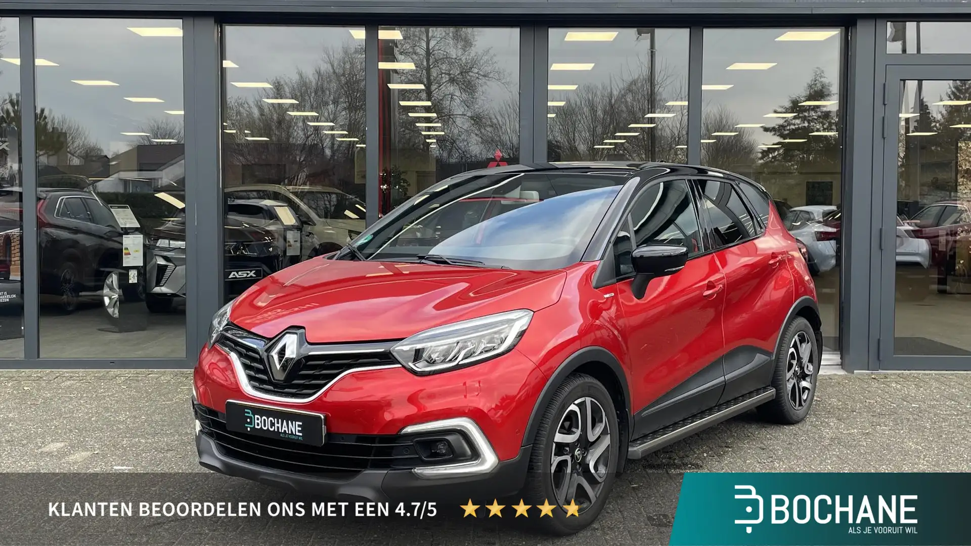 Renault Captur 0.9 TCe Bose | Achteruitrijcamera | Parkeersensore Rouge - 1