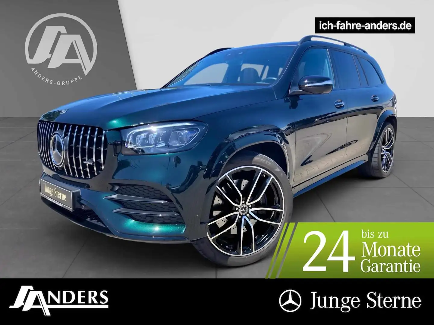 Mercedes-Benz GLS 400 d 4M AMG+Pano+Distr+AHK+AIR+Burm+Sitzkli Vert - 1