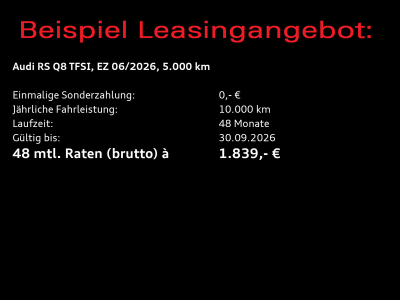 Audi RS Q8 TFSI quattro / Standh, Pano, Laser, AHK — photo 7