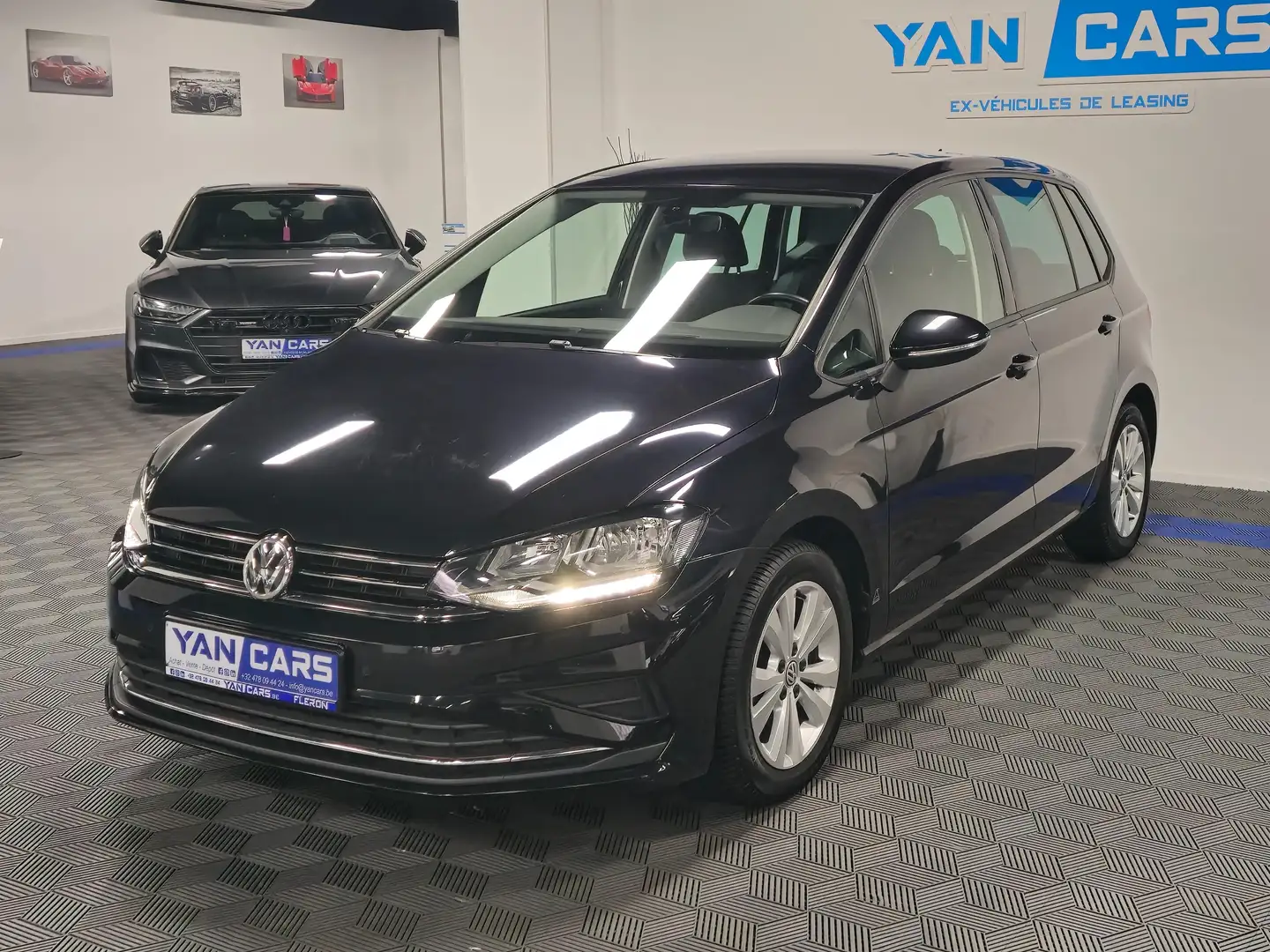 Volkswagen Golf Sportsvan 1.0 TSI * COMFORTLINE * CARPLAY+CAM+AAC * TOP ETAT Zwart - 2