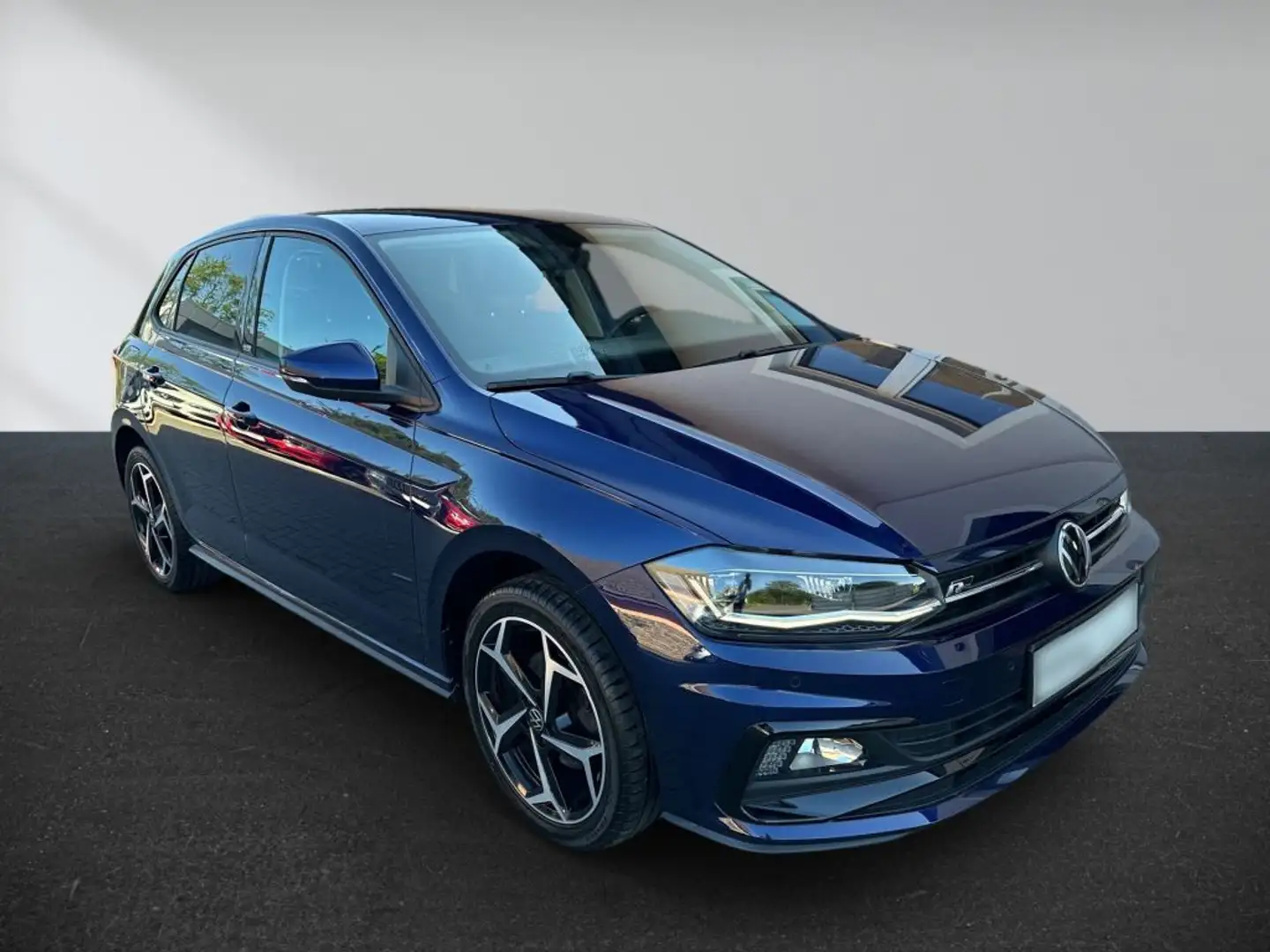 Volkswagen Polo 1.0 TSI DSG R-Line LED Shz Navi Sommerreifen Blau - 2