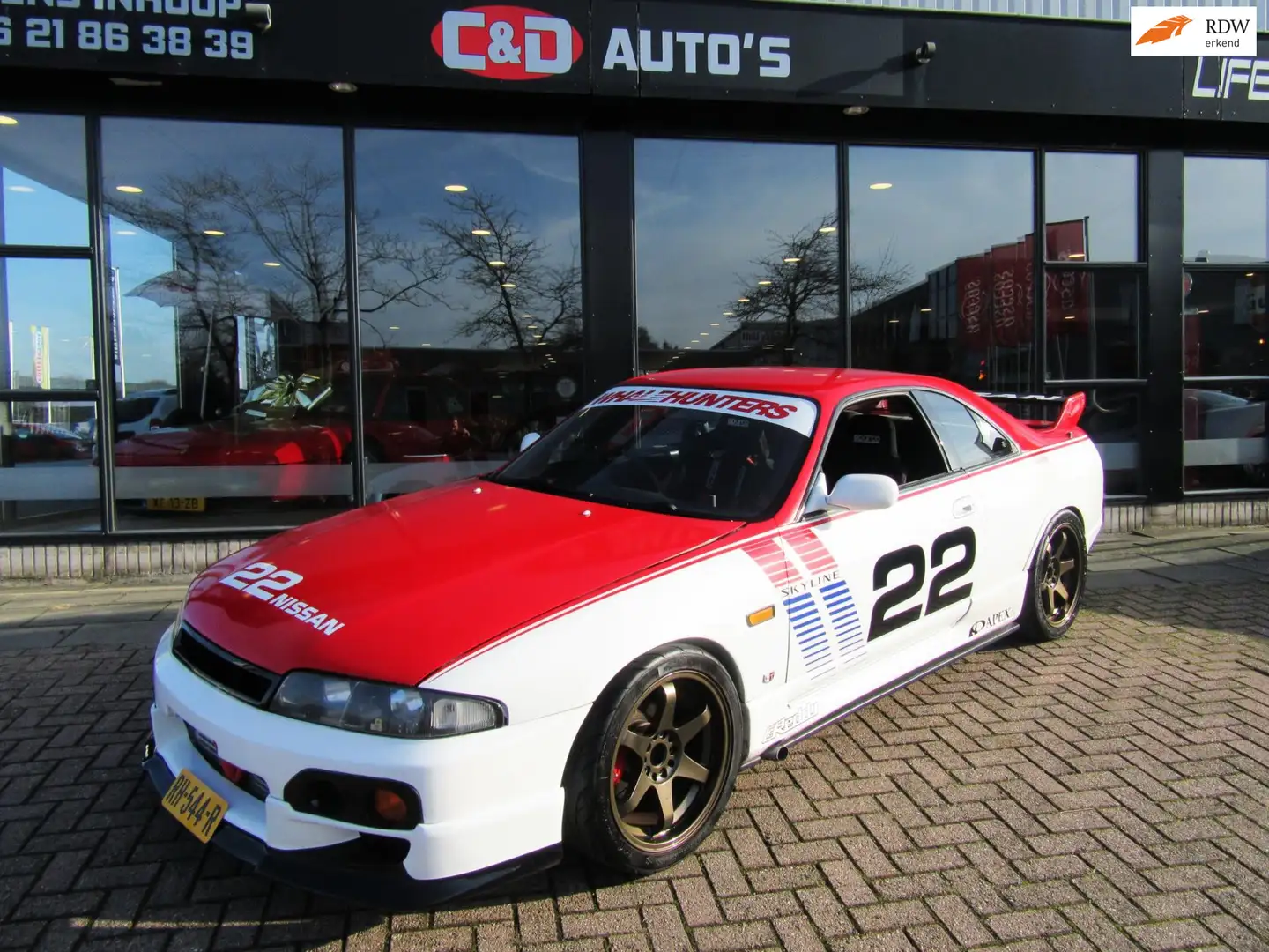 Nissan Skyline R33 ONE OFF 40K TUNNING FACT DIGI DASH ETC Weiß - 1