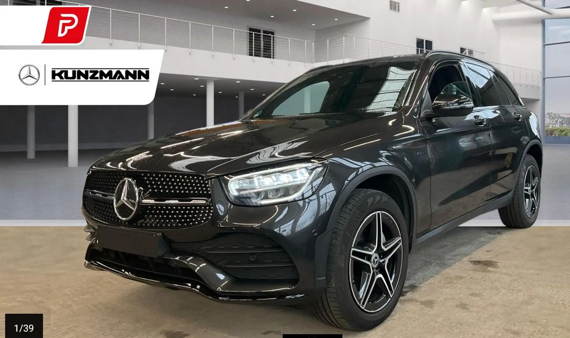 Mercedes-Benz GLC 300 e AMG 19*AHK*Virtual*Kamera*DAB*Alcantar Сірий - 1