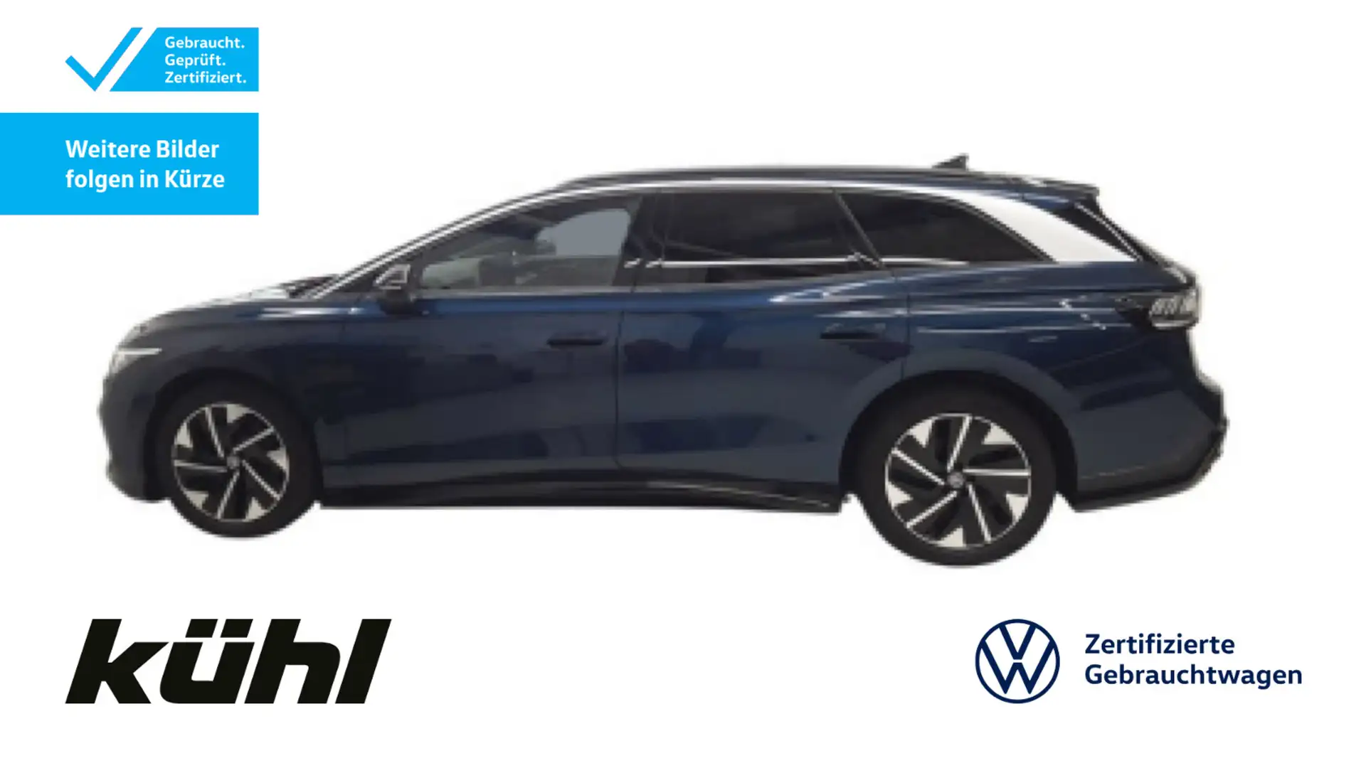 Volkswagen ID.7 Tourer Pro IQ.Light ACC HuD App Navi AHK Niebieski - 1
